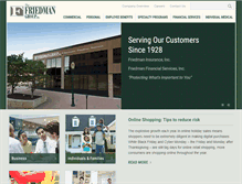 Tablet Screenshot of friedman-group.com